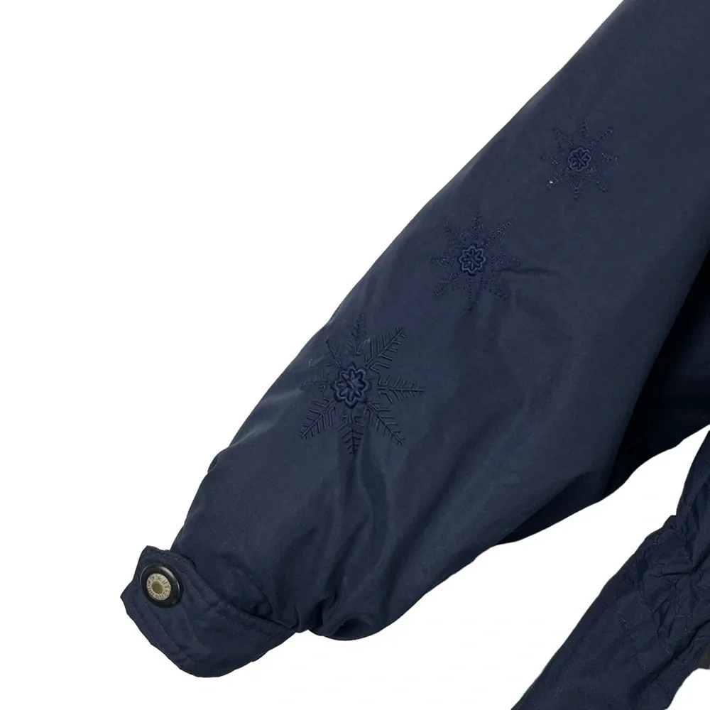 OBERMEYER AUSTIN EMBROIDERED FLORAL SNOWFLAKE WINTER SNOW SKI JACKET